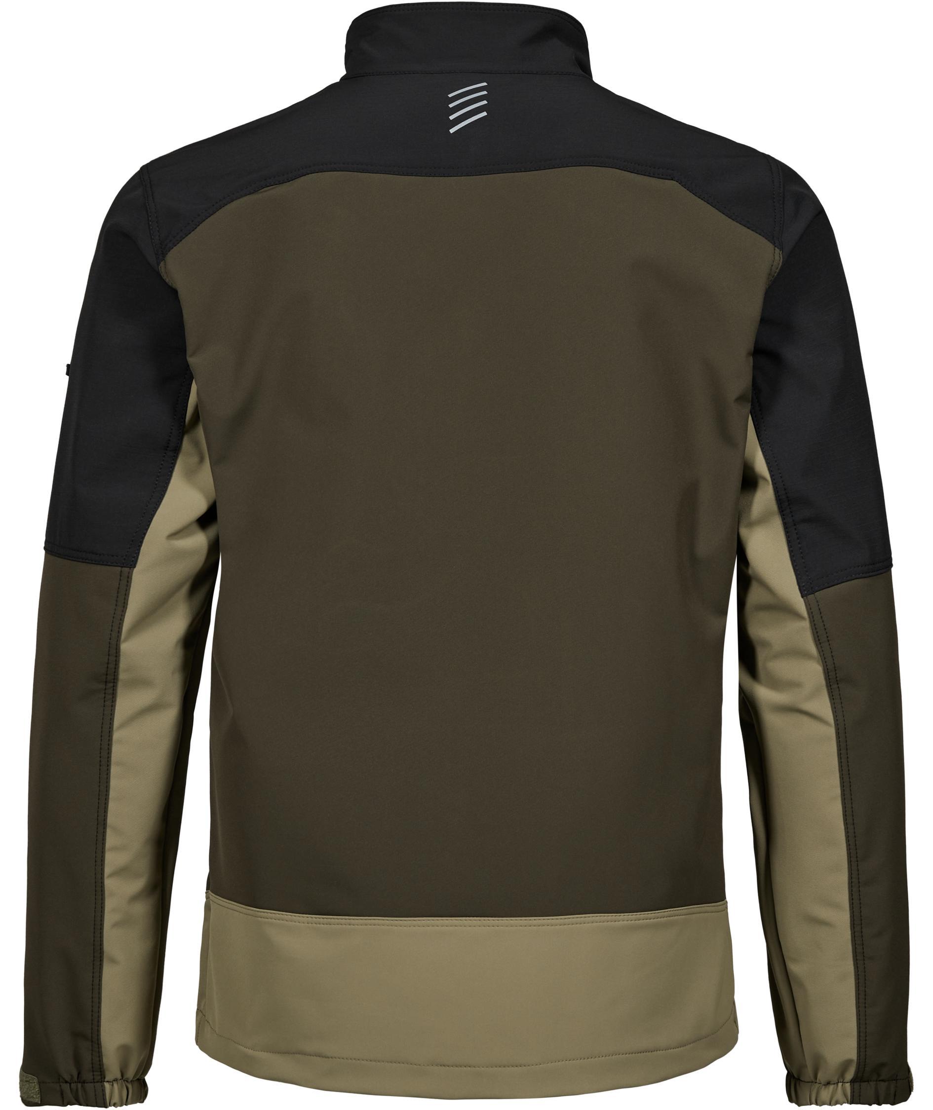 Engel Entire work jacket full stretch, Forest Green/Black, large image number 3