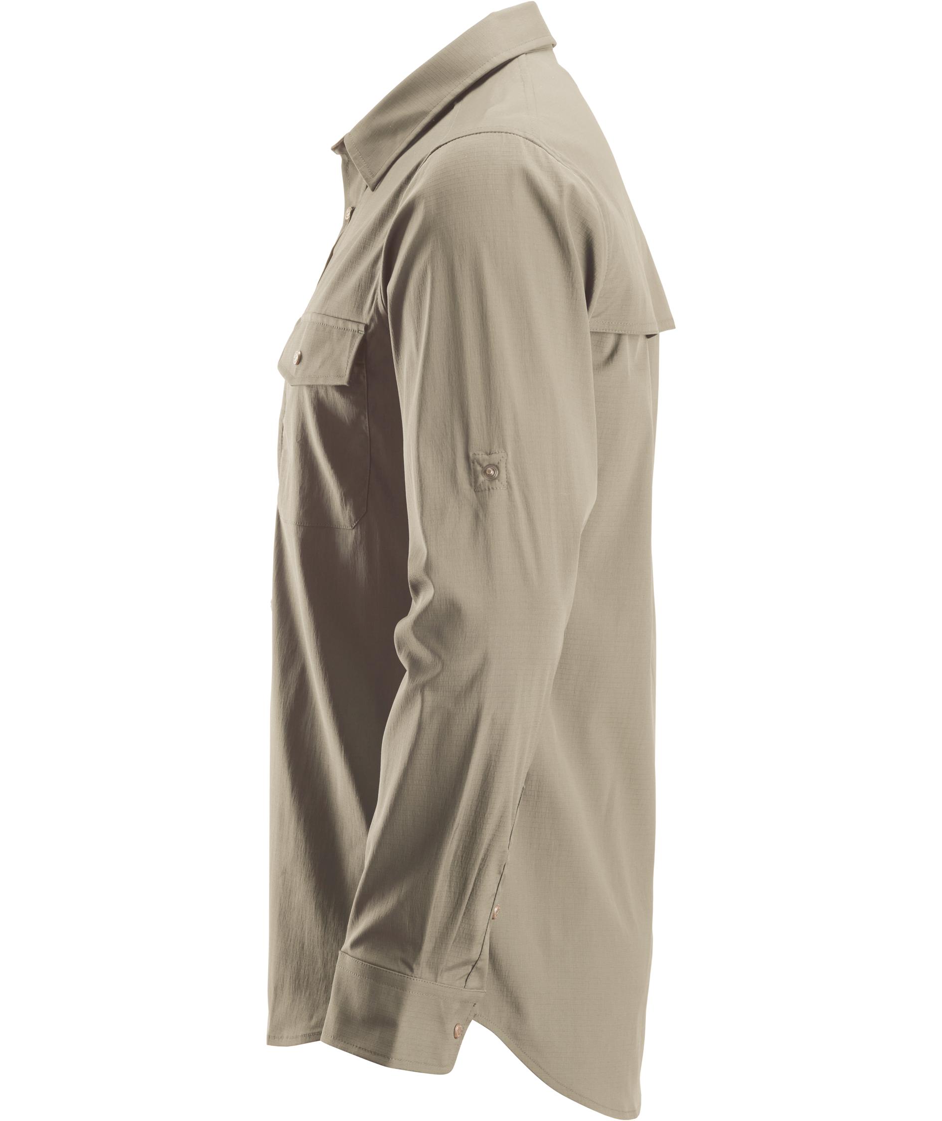 Snickers LiteWork skjorta  8521, Khaki, large image number 3