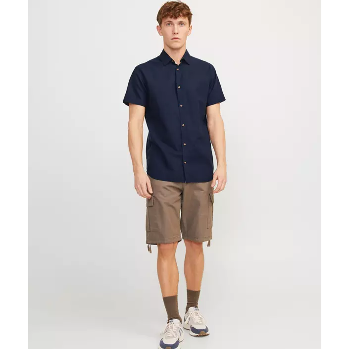 Jack & Jones JJESUMMER short-sleeved shirt, Navy Blazer, large image number 1