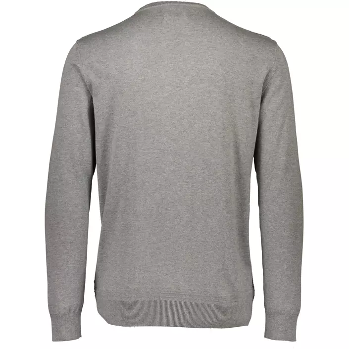 Bison stickad tröja, Grey Mel, large image number 1