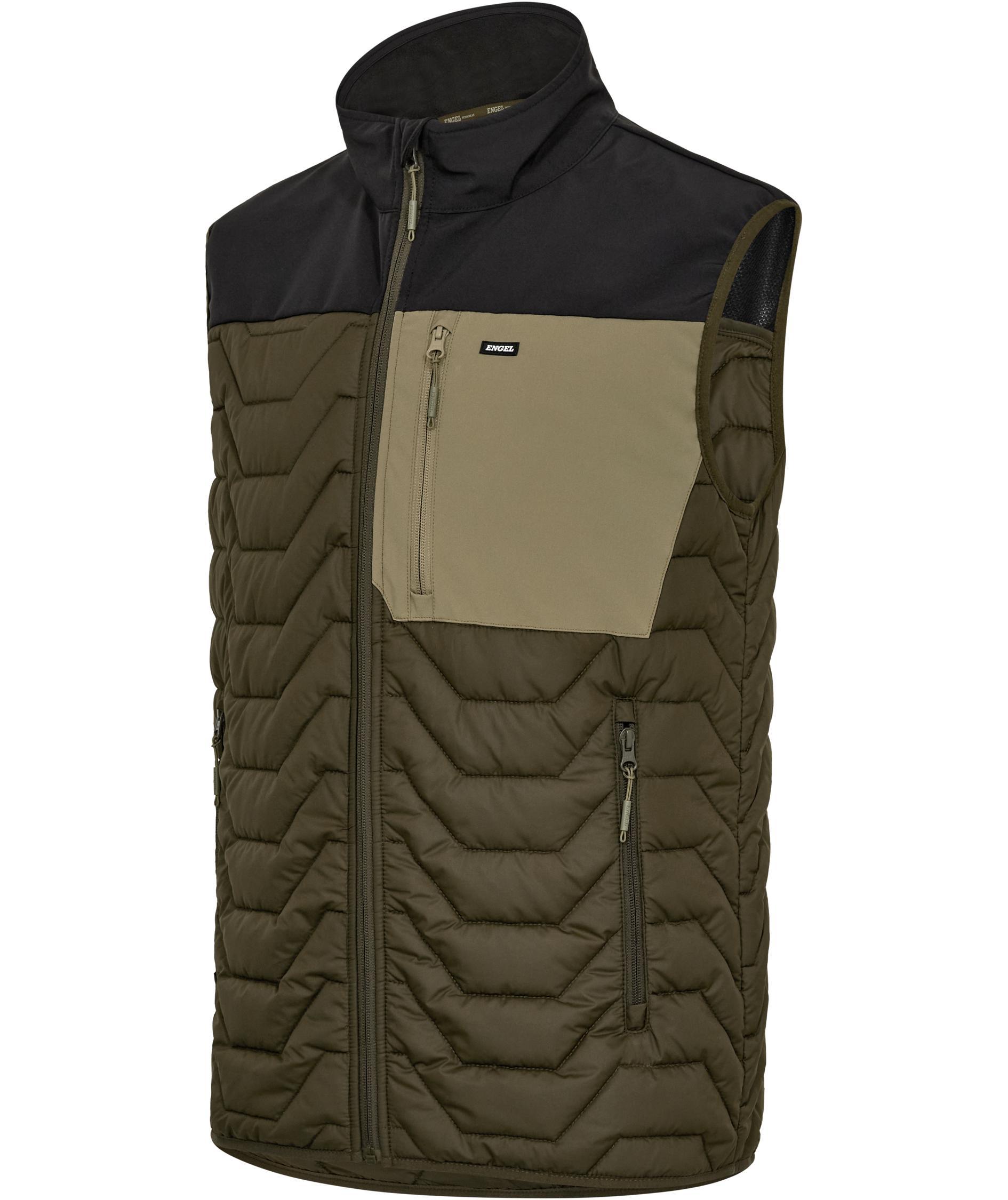 Engel Entire vattert vest, Forest Green/Black, large image number 5