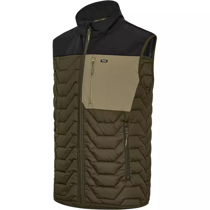 Engel Entire vattert vest, Forest Green/Black, large image number 5