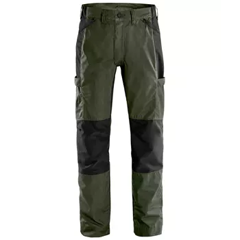 Fristads service trousers 2540 LWR, Army Green/Black