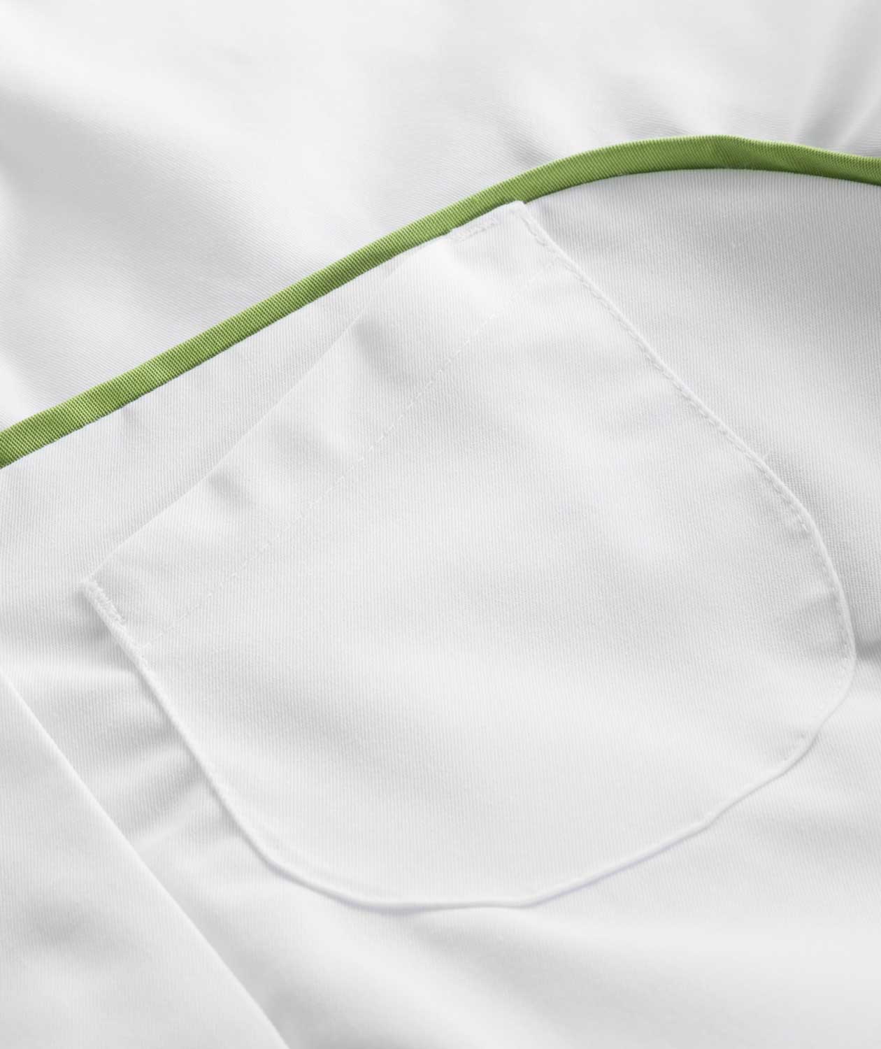 Kentaur kortermet dameskjorte, Hvit/Gr&oslash;nn, large image number 2