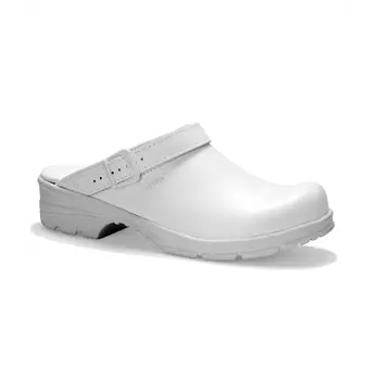 Sanita San Duty clogs with heel strap OB, White