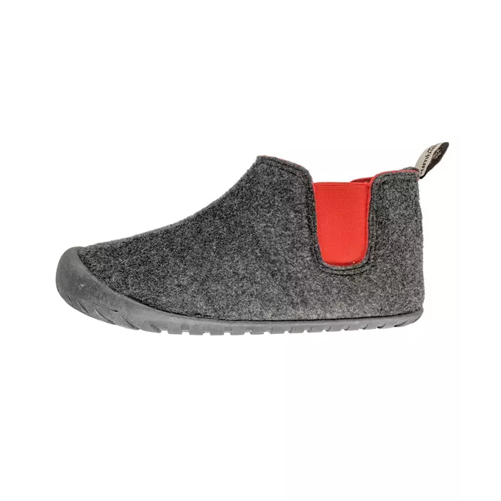 Gumbies Brumby Slipper Boot hjemmesko, Charcoal/Red, large image number 2