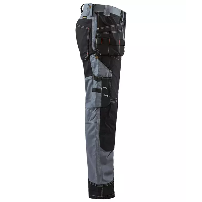 Blåkläder twill craftsman trousers X1500, Grey/Black, large image number 2