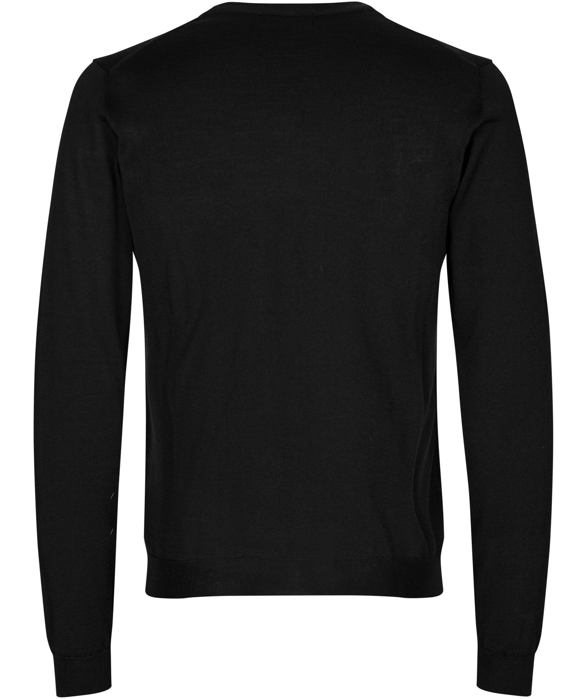ID knitted pullover with merino wool, Black, large image number 3