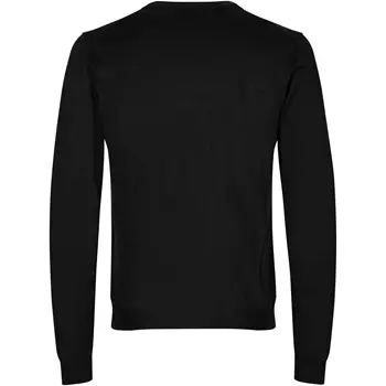 ID knitted pullover with merino wool, Black