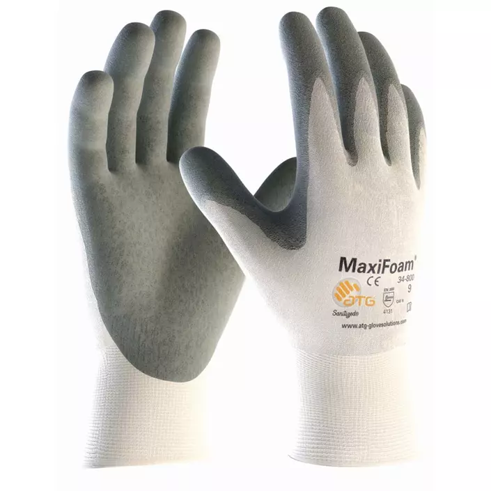 ATG MaxiFoam® 34-800 arbetshandskar, Vit, large image number 0