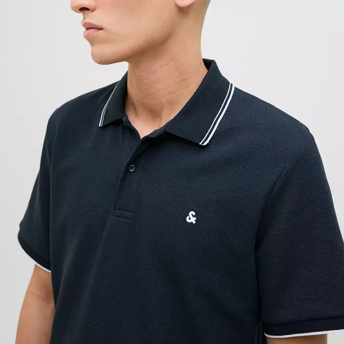 Jack & Jones JJEAUSTIN Poloshirt, Sky Captain, large image number 3