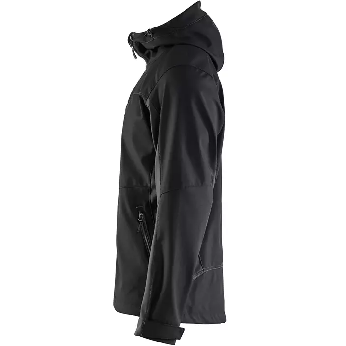 Blåkläder Unite softshell jacket, Black/Dark Grey, large image number 2