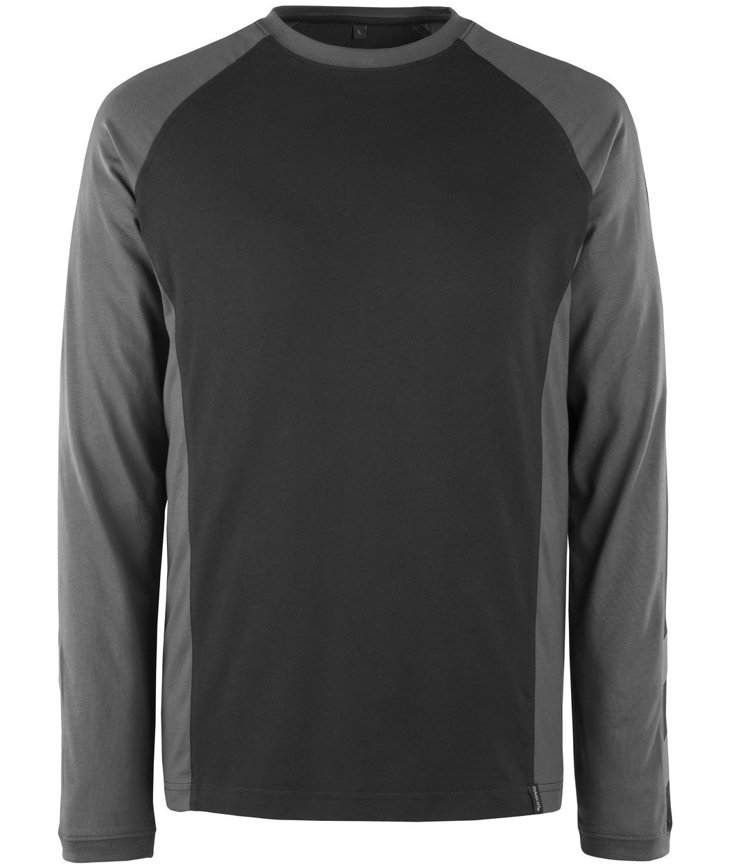 Mascot Unique Bielefeld long-sleeved T-shirt, Black/Dark Antracit, large image number 0