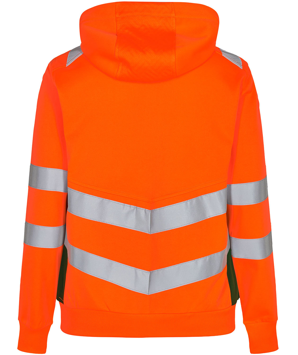 Engel Safety women's hoodie, Hi-vis Orange/Green