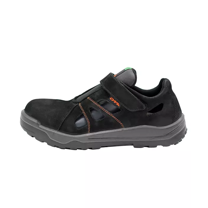 Emma Daytona D safety sandals S1P, Black, large image number 1