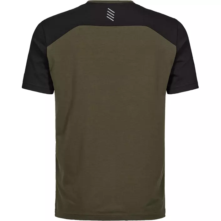 Engel Entire T-shirt, Forest Green/Black, large image number 3