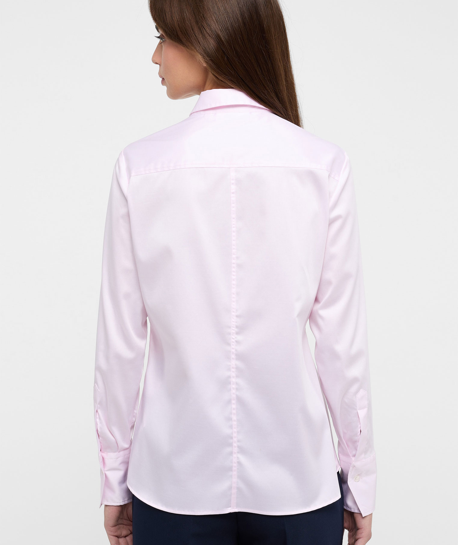 Eterna Satin Stretch dameskjorte - Modern Fit, Rose, large image number 2