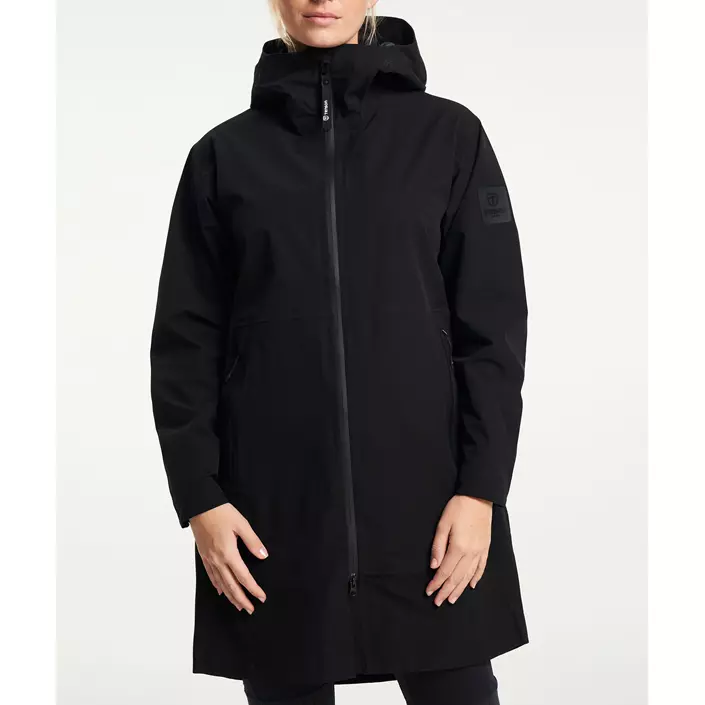 Tenson Misty dame parkajakke, Black, large image number 8