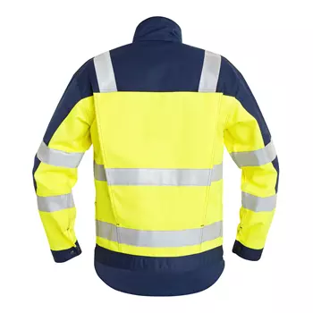 Engel work jacket, Hi-vis Yellow/Marine