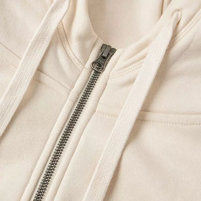 ID Core hoodie med dragkedja, Off White, large image number 3