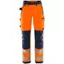 Fristads Green women's work trousers 2665 GSTP full stretch, Hi-Vis Orange/Navy