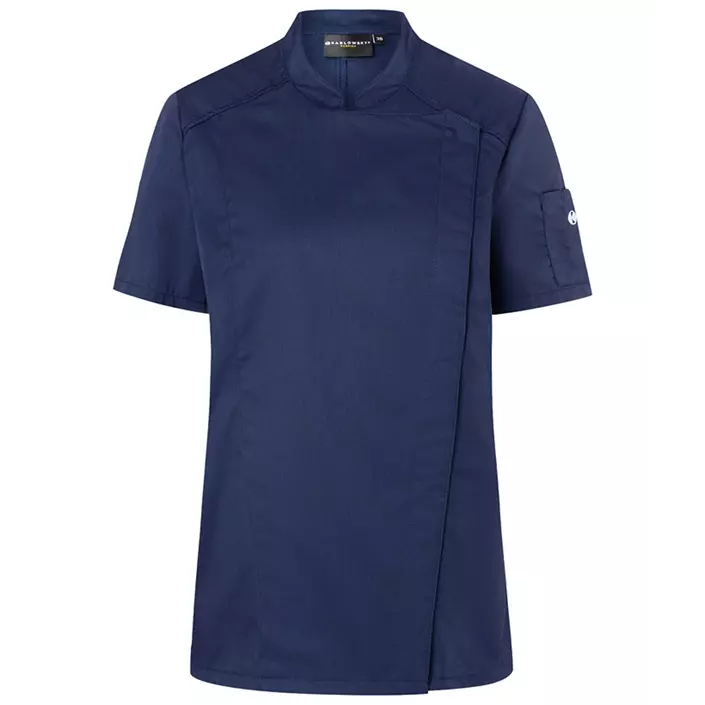 Karlowsky Modern-Look short sleeved chefs jacket, Navy, large image number 0