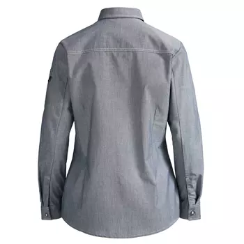 Kentaur modern fit women's server shirt, Chambray Grey