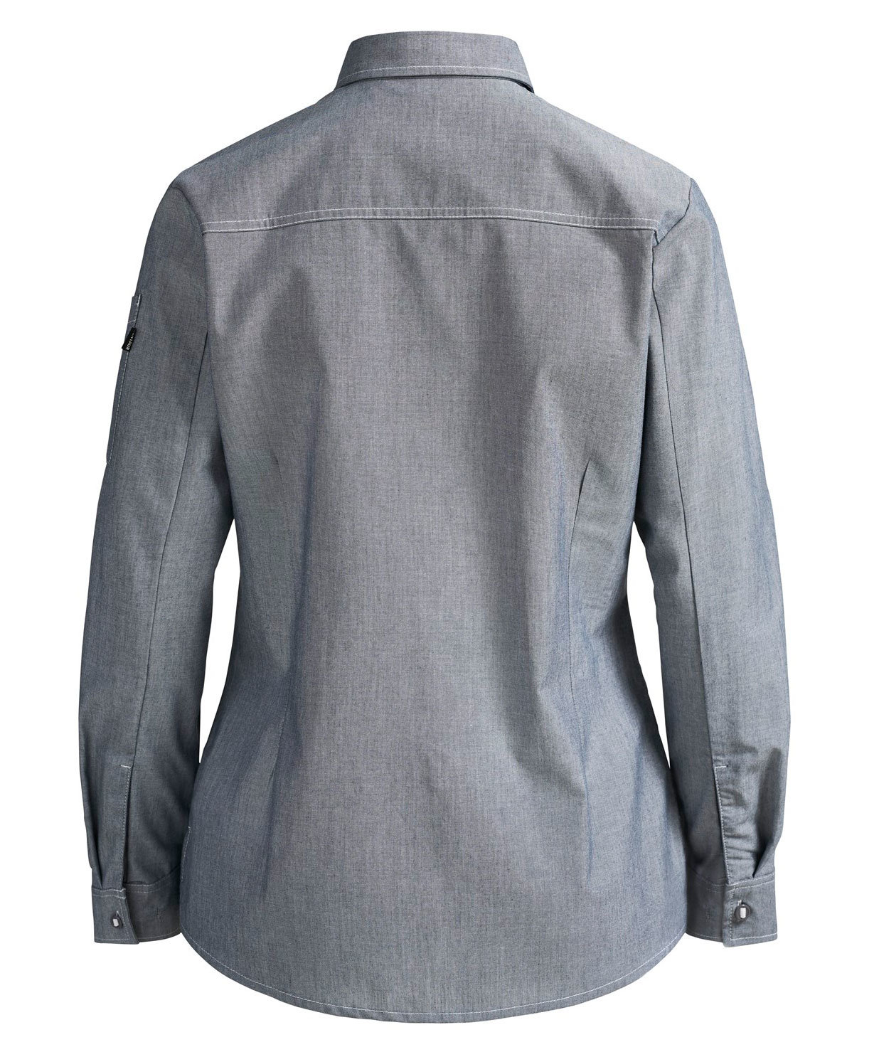 Kentaur modern fit dame tjenerskjorte, Chambray Gr&aring;, Chambray Gr&aring;, large image number 1