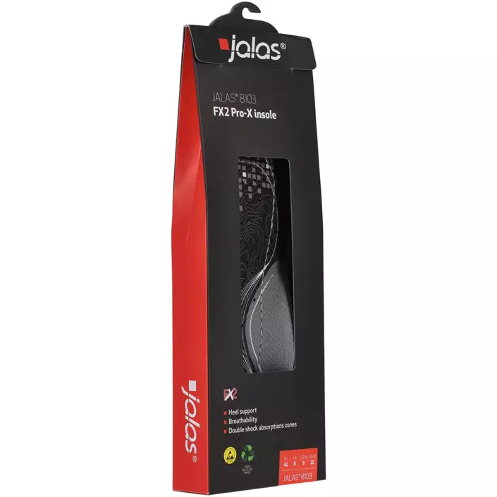 Jalas 8103 FX2 Pro-x inläggssulor, Svart, large image number 4
