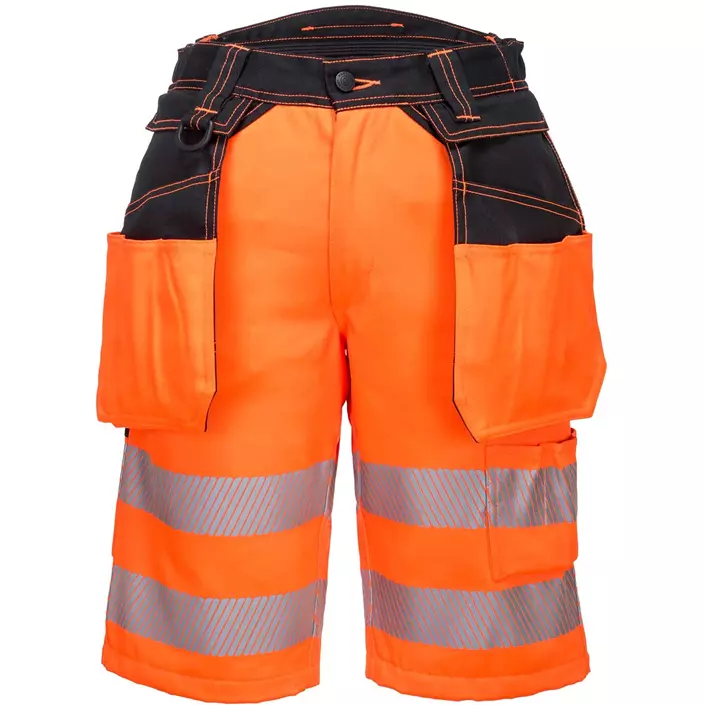 Portwest PW3 craftsmens shorts, Hi-Vis Orange/Black, large image number 0