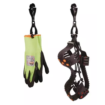 Ergodyne Squids 3400 Glove clip holder with dual clips, Black