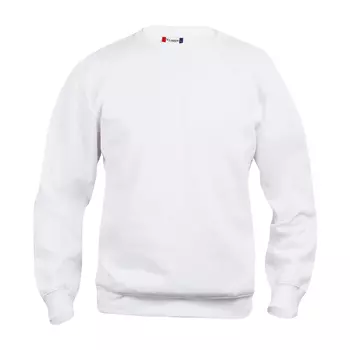 Clique Basic Roundneck sweatshirt till barn, Vit