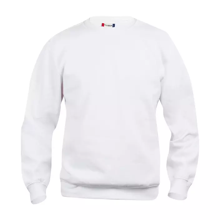 Clique Basic Roundneck børne trøje, Hvid, large image number 0