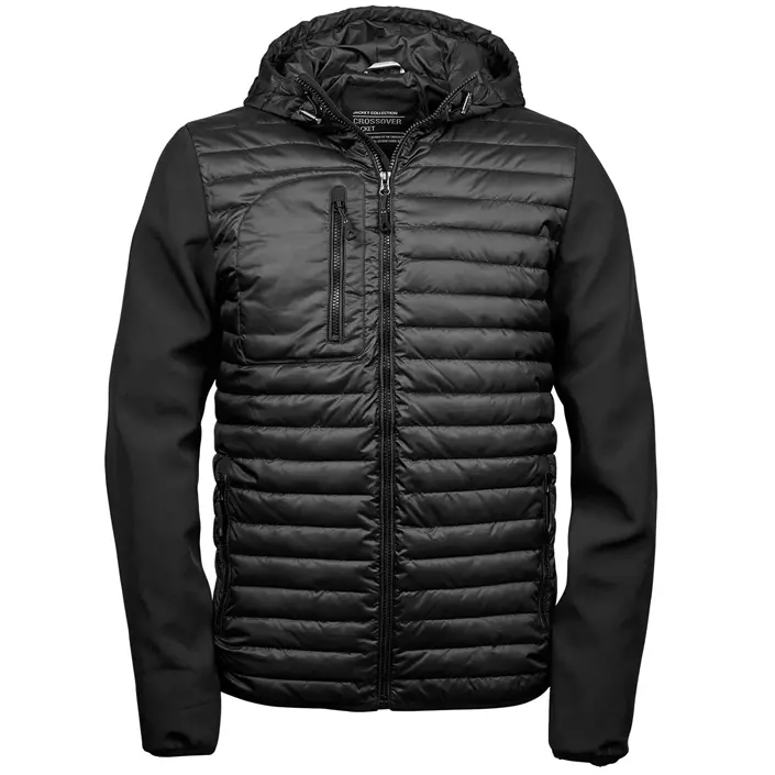 Tee Jays Hooded Crossover jacket, Black, large image number 0