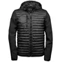 Tee Jays Hooded Crossover jacka, Svart Tee Jays Hooded Crossover jacka