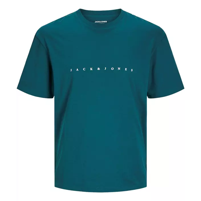 Jack & Jones Plus JJESTAR T-shirt, Deep Teal, large image number 0