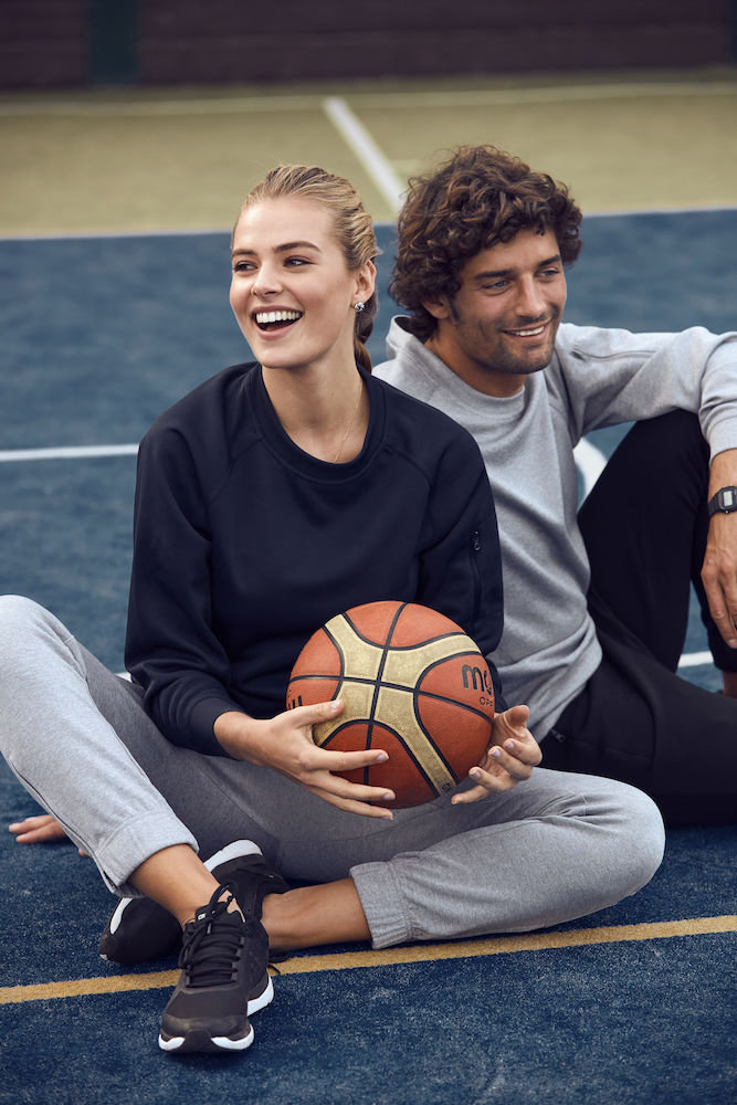 Clique Basic Active  sweatshirt, M&ouml;rk Marinbl&aring;, large image number 2