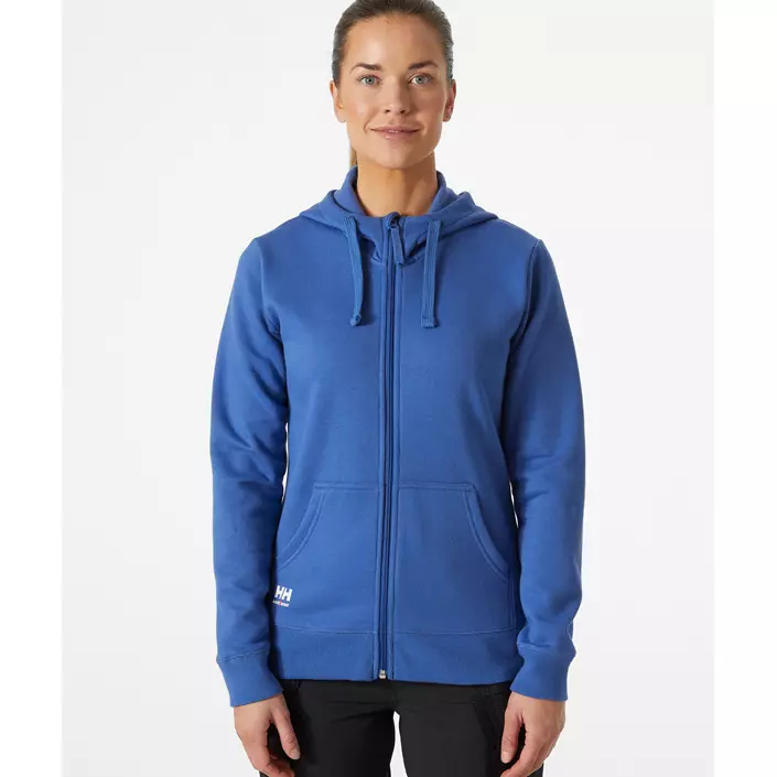 Helly Hansen Classic women's hoodie with zipper, Stone Blue, large image number 1
