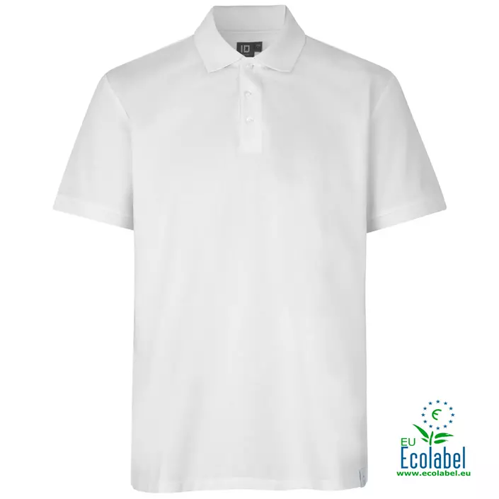 ID PRO Wear CARE polo T-shirt, Hvid, large image number 0