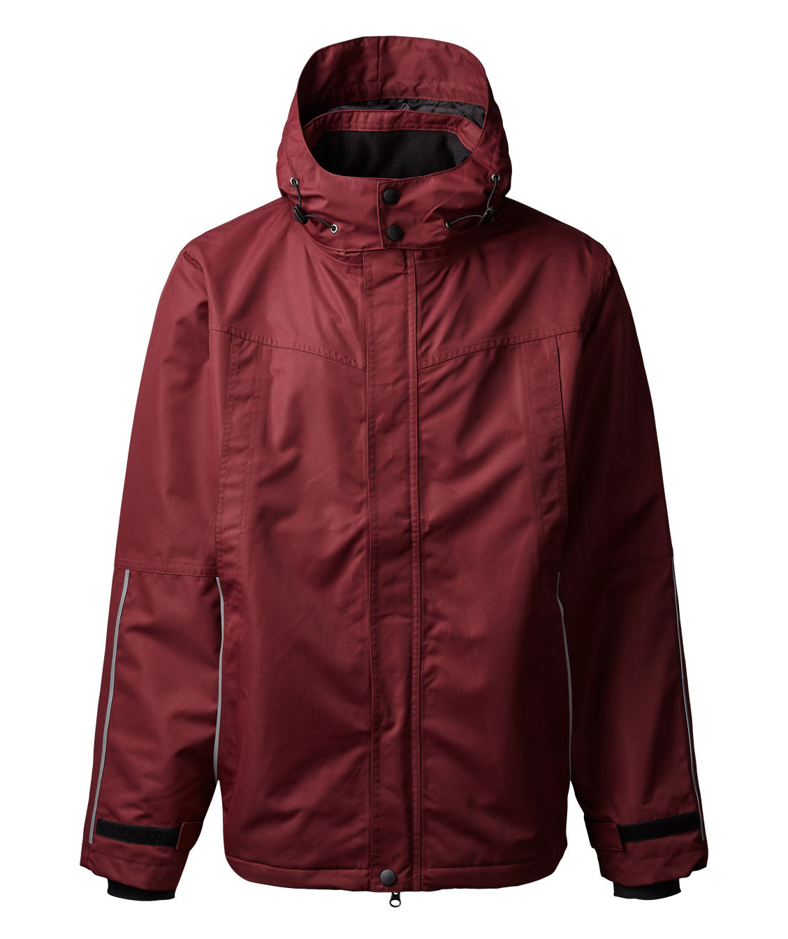 Xplor Care Zip-in skaljacka med avtagbar huva, Wine, large image number 2