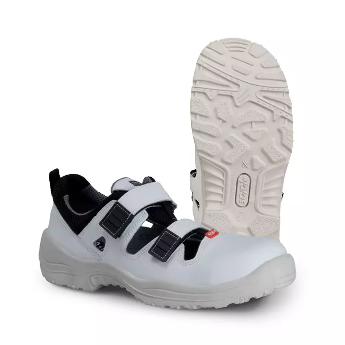 Jalas 3500 White safety sandals S1, White, large image number 0