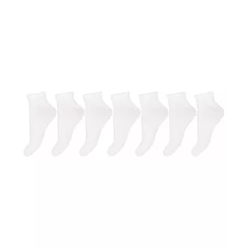 Decoy 7-pack sneaker women's socks, White