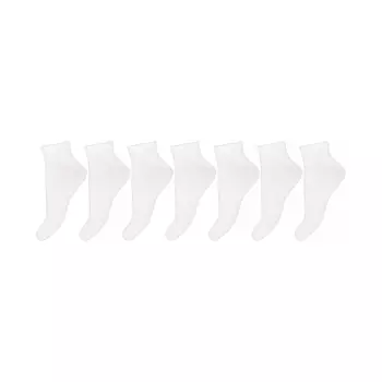 Decoy 7-pack sneaker women's socks, White