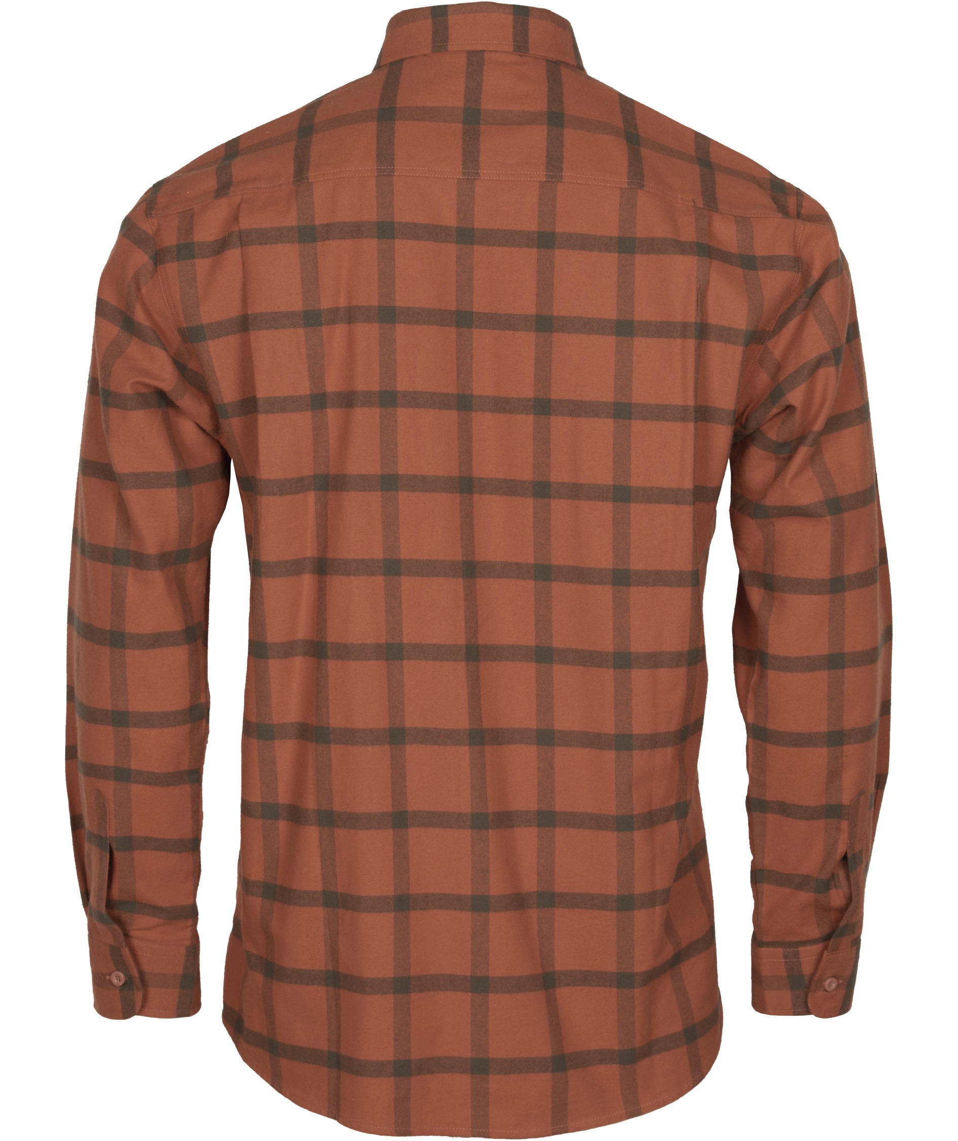 Pinewood V&auml;rnamo flannel skovmandsskjorte, Terracotta/Suede Brown, large image number 2
