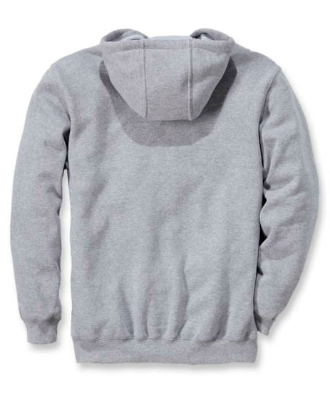 Carhartt Marquette hettegenser med glidel&aring;s, Gr&aring;&nbsp;Melange, large image number 2