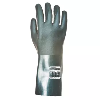 Portwest PVC chemical gloves, Green