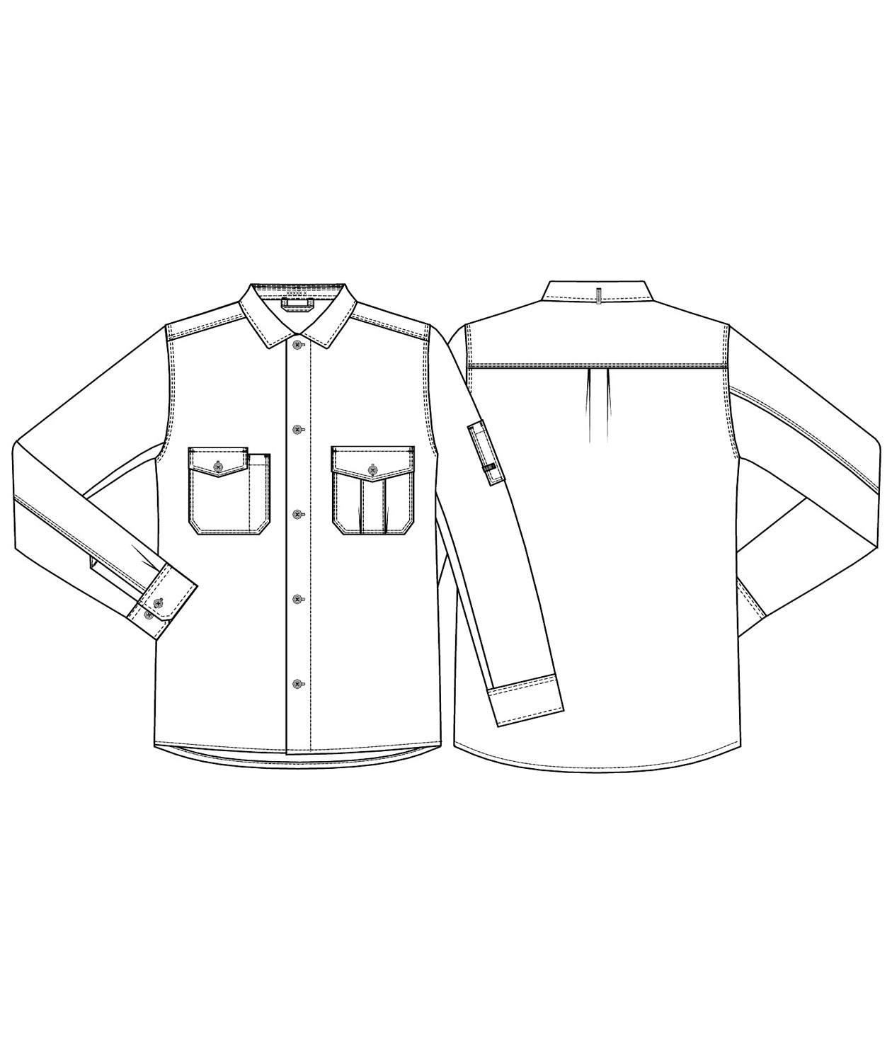 Kentaur chefs-/service jacket, Hunting Green, large image number 3