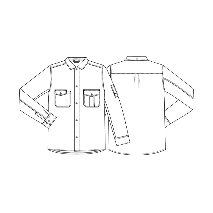 Kentaur chefs-/service jacket, Hunting Green, large image number 3