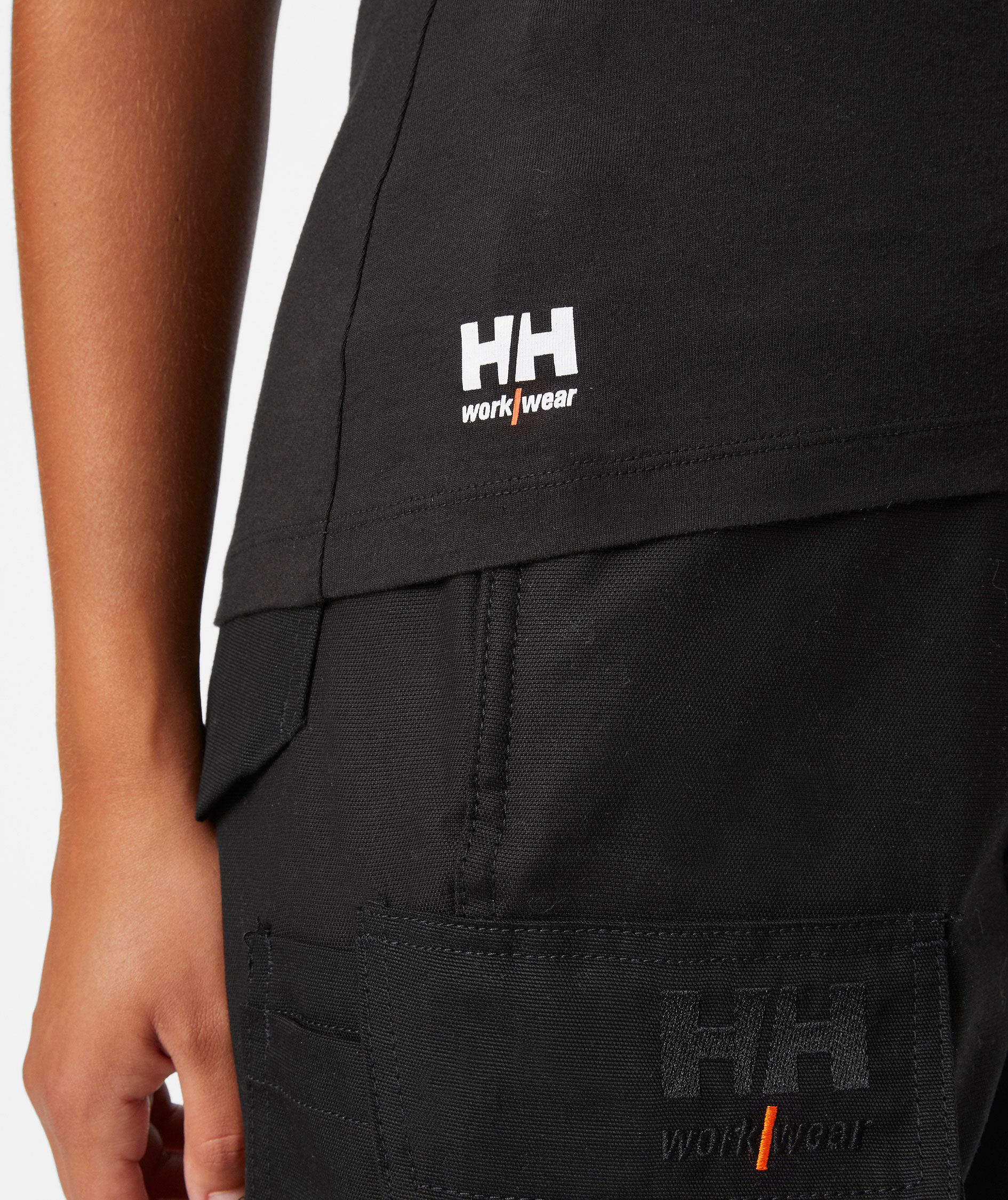 Helly Hansen Classic dame T-shirt, Navy, large image number 4