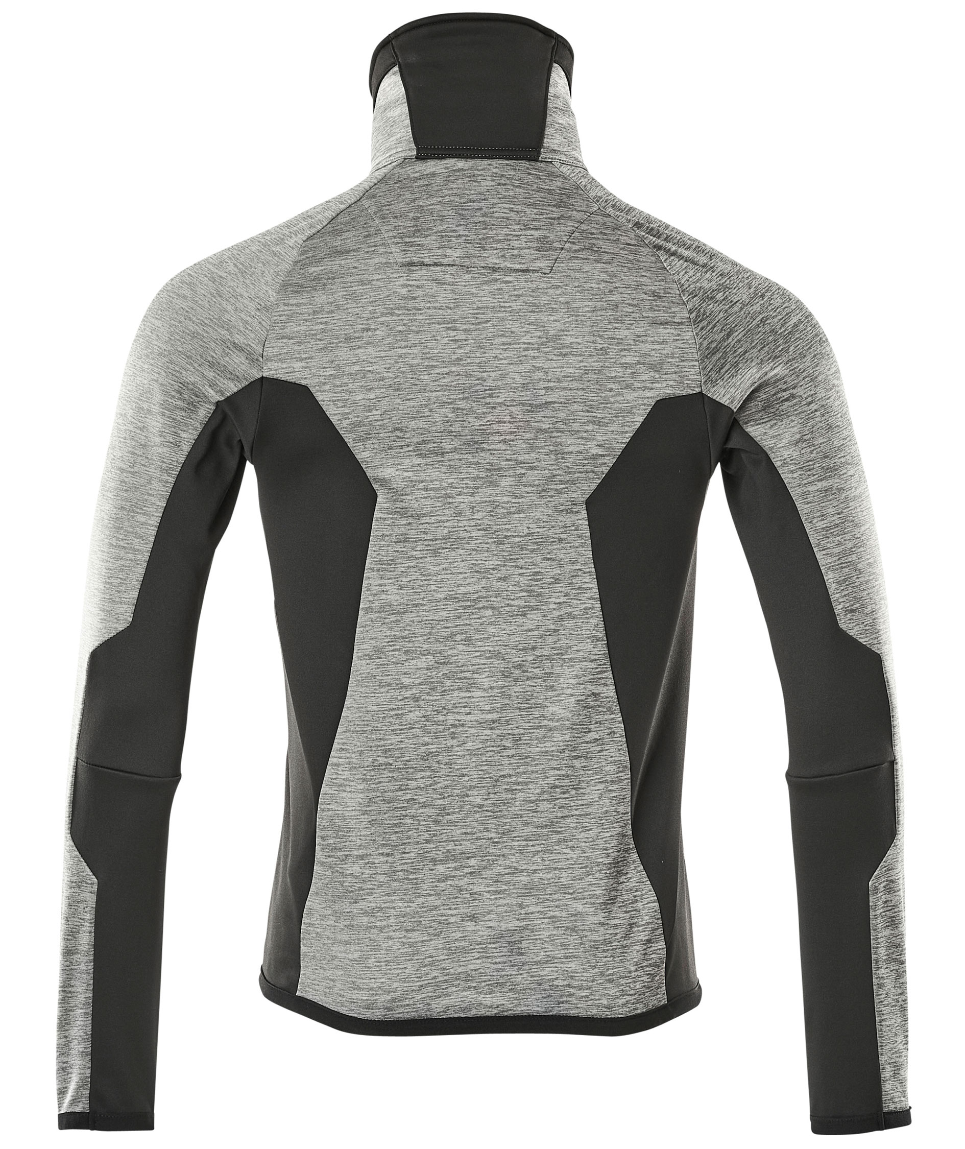 Mascot Advanced fleece sweater with zip, Grey Melange/Black, large image number 1
